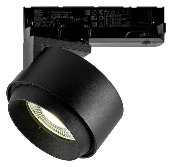 Deko-Light 3-fázové bodové svítidlo Ceres 118, 31 W, 4000 K, černá 707295
