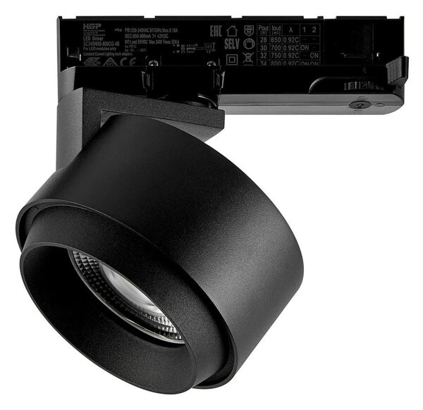 Deko-Light 3-fázové bodové svítidlo Ceres 118, 31 W, 4000 K, černá 707295