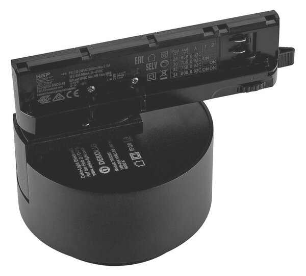 Deko-Light 3-fázové bodové svítidlo Ceres 118, 31 W, 4000 K, černá 707295