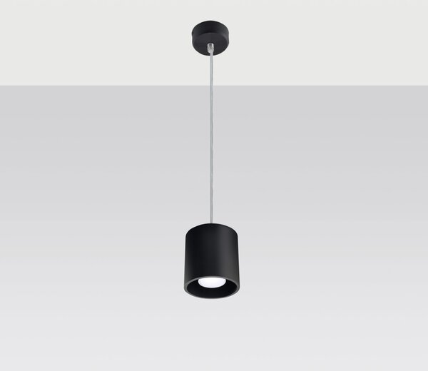 Sollux Lighting Závěsné svítidlo ORBIS 1 černé