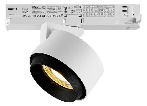 Deko-Light 3-fázové bodové svítidlo Ceres 118, 31 W, DALI, 3000 K, bílá 707304