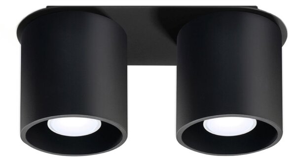 Sollux Lighting Stropní svítidlo ORBIS 2 černé