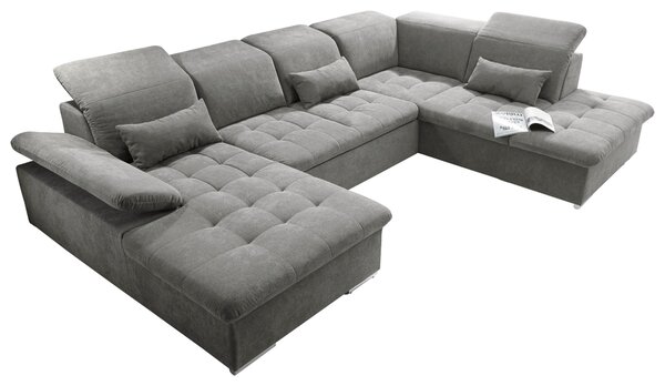 SEDACÍ SOUPRAVA, textil, jílová barva MID.YOU - Sedací soupravy, Online Only