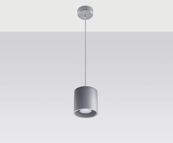 Sollux Lighting Závěsné svítidlo ORBIS 1 šedé