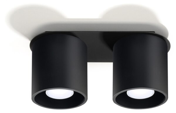 Sollux Lighting Stropní svítidlo ORBIS 2 černé