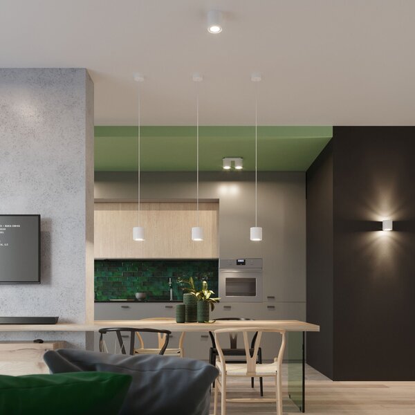 Sollux Lighting Závěsné svítidlo ORBIS 1 bílé
