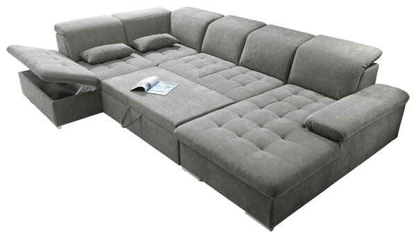 SEDACÍ SOUPRAVA, textil, jílová barva MID.YOU - Sedací soupravy, Online Only