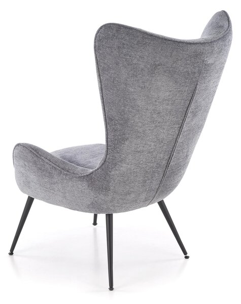 HALMAR Designové křeslo ušák JUKON šedé