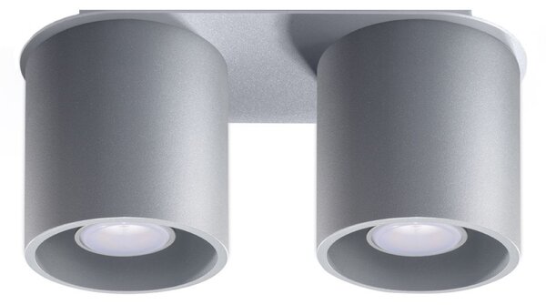 Sollux Lighting Stropní svítidlo ORBIS 2 šedé