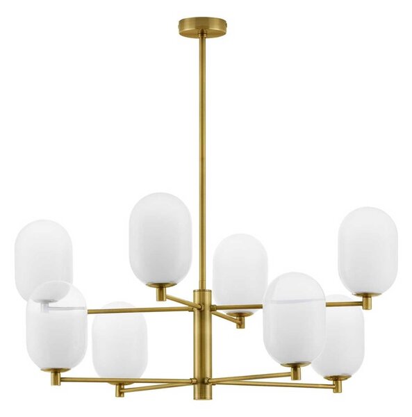 Nova Luce Balor G9 skleněný závěsný lustr 100cm