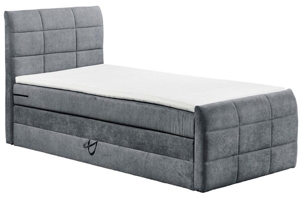 Boxspring postel KUBA 100x200 cm antracit