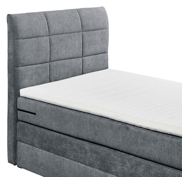 Boxspring postel KUBA 100x200 cm antracit