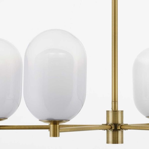 Nova Luce Balor G9 skleněný závěsný lustr 100cm