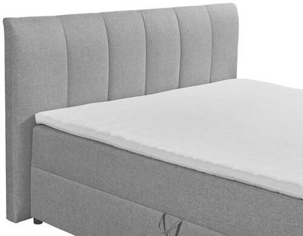 Boxspring postel GRANADA antracitová 180x200 cm