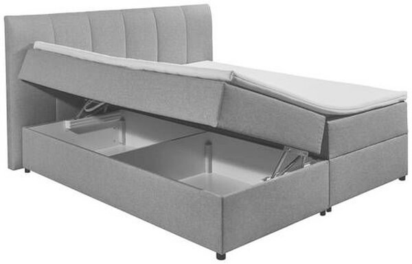 Boxspring postel GRANADA antracitová 180x200 cm