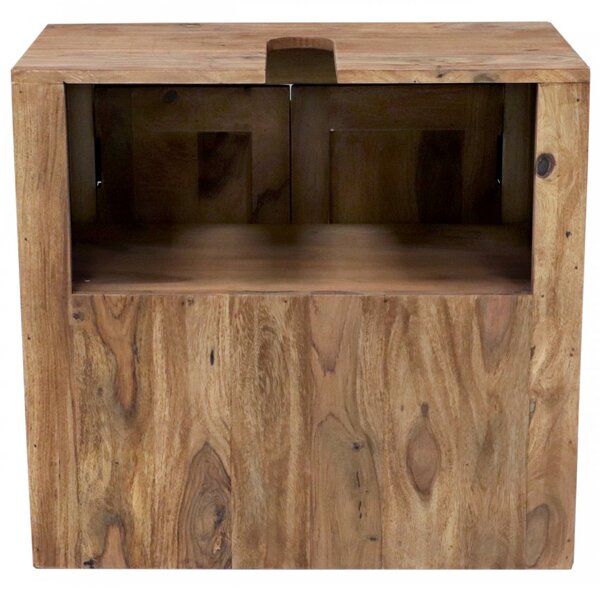 Skříňka pod umyvadlo Gani 65x60x35 z indického masivu palisandr
