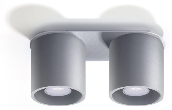Sollux Lighting Stropní svítidlo ORBIS 2 šedé