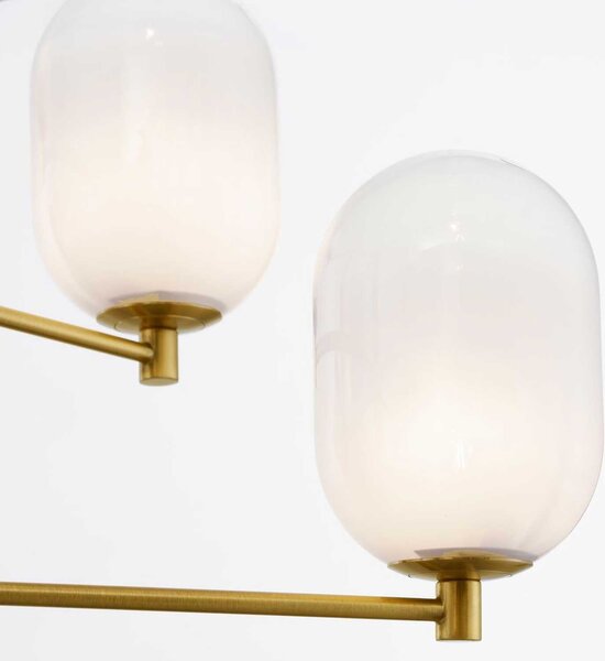Nova Luce Balor G9 skleněný závěsný lustr 100cm