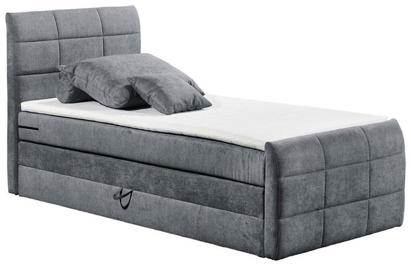 Boxspring postel KUBA 100x200 cm antracit