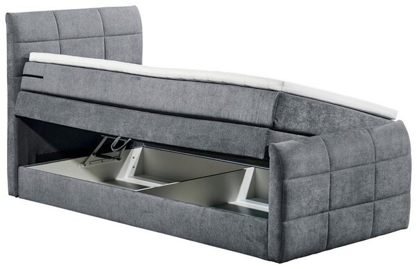 Boxspring postel KUBA 100x200 cm antracit