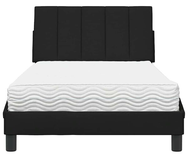 Postel s matrací Hanko černá 100 x 200 cm textil 3310512