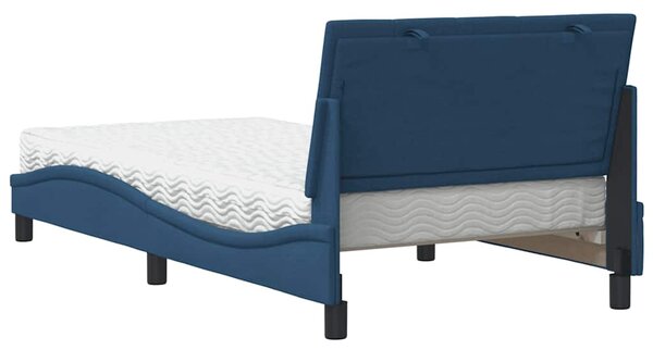Postel s matrací Hanko modrá 100 x 200 cm textil 3310516