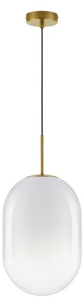Nova Luce Chrysi E14 skleněné závěsné svítidlo zlaté 180mm