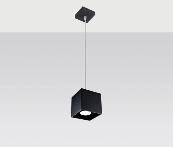 Sollux Lighting Závěsné svítidlo QUAD 1 černé