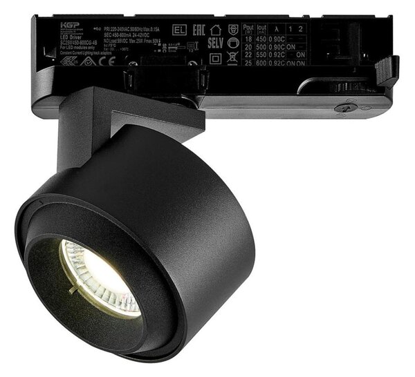 Deko-Light 3-fázové bodové svítidlo Ceres 90, 19 W, 4000 K, černá 707287