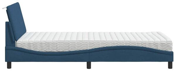 Postel s matrací Hanko modrá 100 x 200 cm textil 3310516