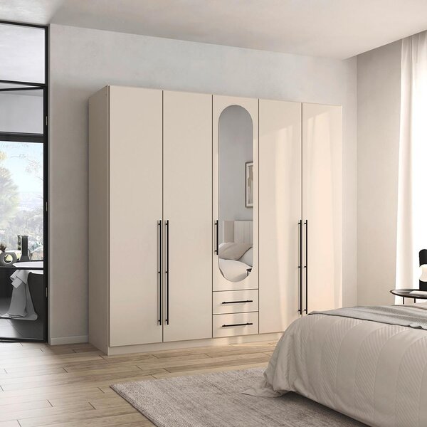 ŠATNÍ SKŘÍŇ S OTOČNÝMI DVEŘMI VELORA, šířka 226 cm