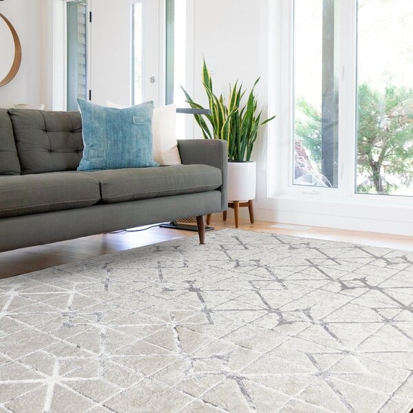 Koberec ve stříbrno-růžové barvě 170x120 cm Aurora - Asiatic Carpets