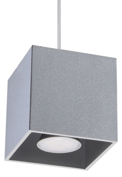 Sollux Lighting Závěsné svítidlo QUAD 1 šedé