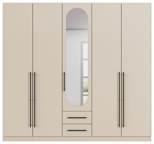 ŠATNÍ SKŘÍŇ S OTOČNÝMI DVEŘMI VELORA, šířka 226 cm