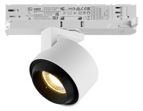 Deko-Light 3-fázové bodové svítidlo Ceres 90, 19 W, DALI, 3000 K, bílá 707296