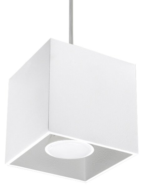 Sollux Lighting Závěsné svítidlo QUAD 1 bílé