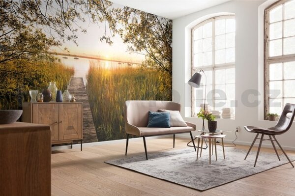 Vliesové fototapety, rozměr 368 cm x 248 cm, u jezera, Komar XXL4-052