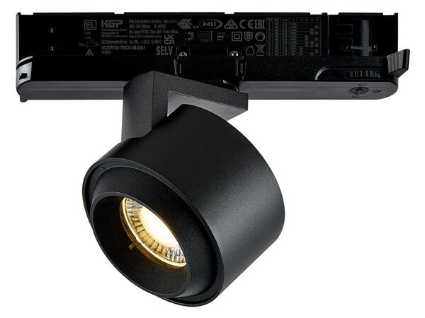 Deko-Light 3-fázové bodové svítidlo Ceres 90, 19 W, DALI, 3000 K, černá 707297