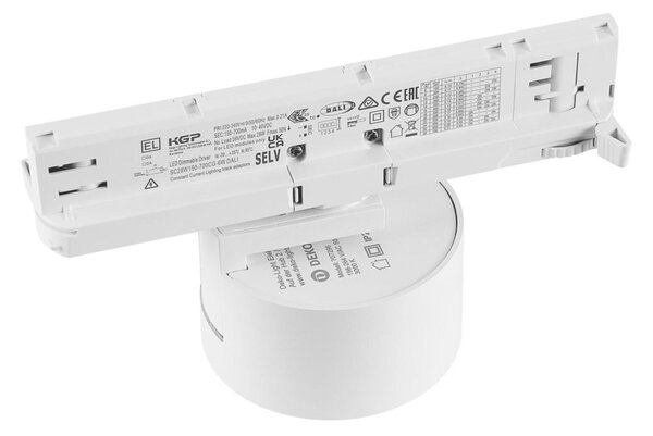 Deko-Light 3-fázové bodové svítidlo Ceres 90, 19 W, DALI, 3000 K, bílá 707296