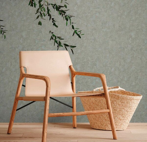A.S. Création | Vliesová tapeta na zeď Natural Living 38639-1 | 0,53 x 10,05 m | tyrkysová, zelená, béžová