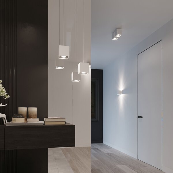 Sollux Lighting Závěsné svítidlo QUAD 1 bílé