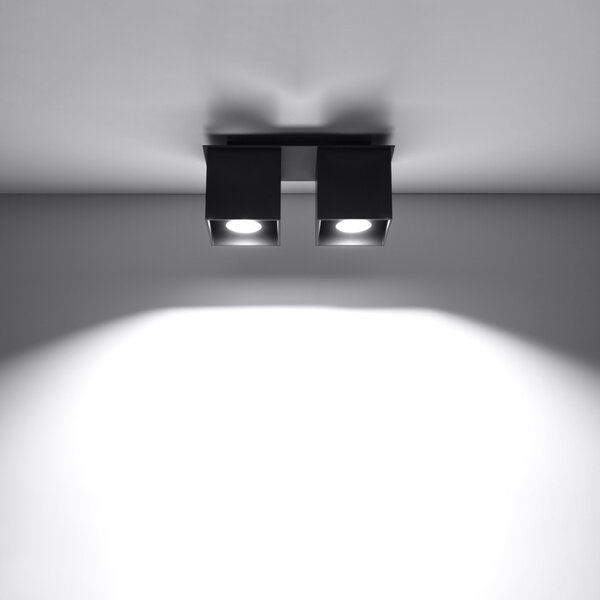 Sollux Lighting Stropní svítidlo QUAD 2 černé
