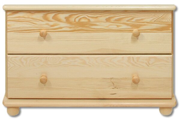 KD102 dřevěná komoda z masivní borovice Drewmax (Kvalitní nábytek z borovicového masivu)