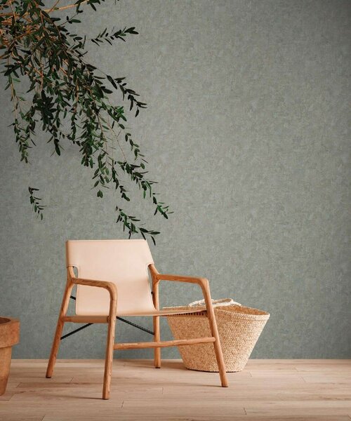 A.S. Création | Vliesová tapeta na zeď Natural Living 38639-1 | 0,53 x 10,05 m | tyrkysová, zelená, béžová