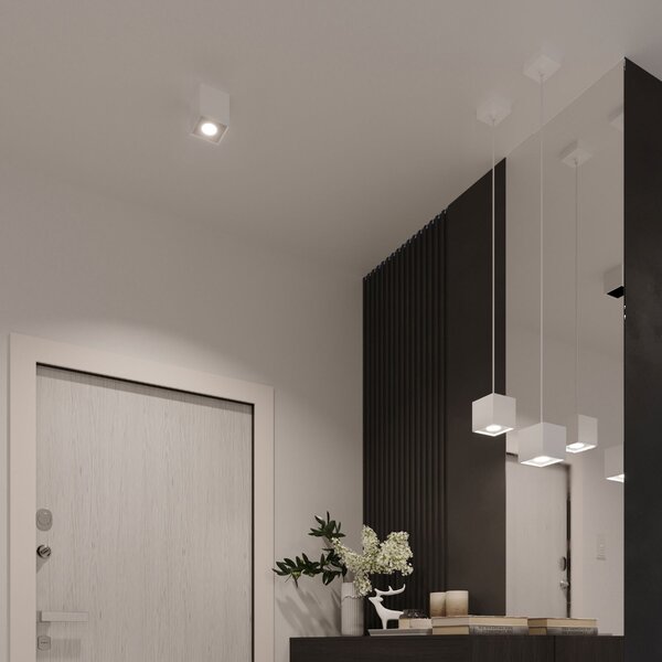 Sollux Lighting Závěsné svítidlo QUAD 1 bílé