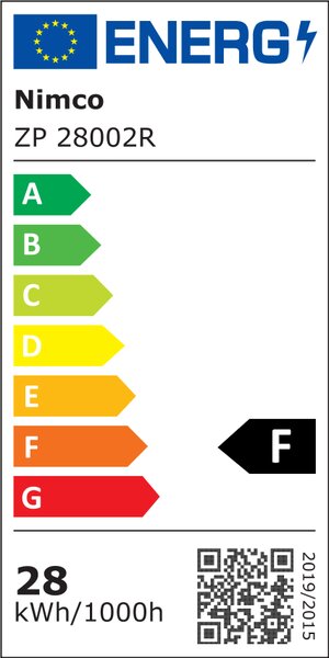 Nimco černé kulaté zrcadlo do koupelny s osvětlením 80 cm ZPC 28002R-90