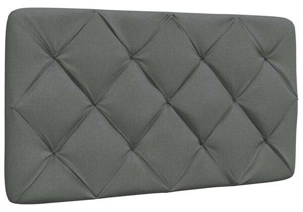 Rám postele s LED bez matrace Tmavě šedá 90x200 cm Látka 3310644