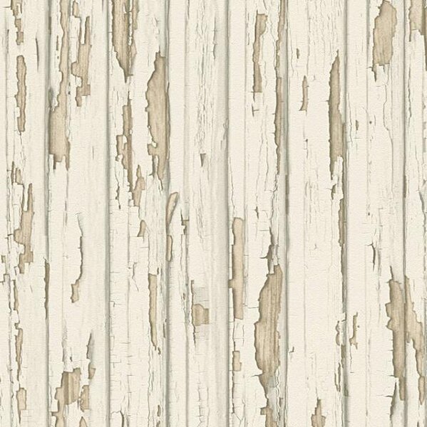 Vliesové tapety na zeď 95883-1, stará dřevěná prkna bílá, rozměr 10,05 m x 0,53 m, A.S. Création