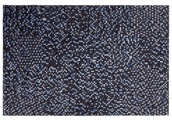 Koberec IKISU Tmavě hnědá 140 x 200 cm Kůže
