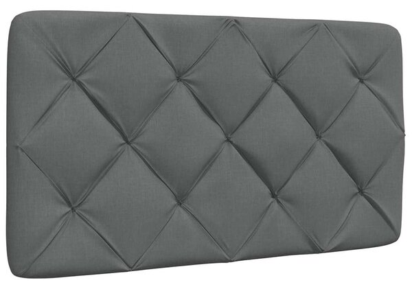 Rám postele bez matrace tmavě šedý 90 x 200 cm textil 3310574